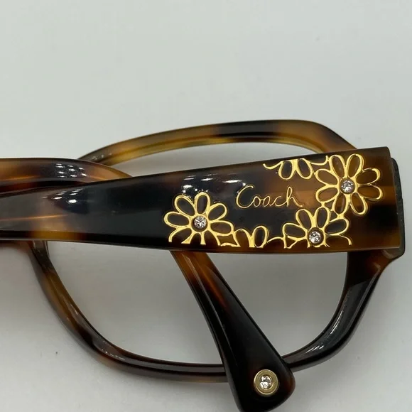 Coach Tortoise Oval Sunglasses Frames HC8011B - Picture 5 of 7